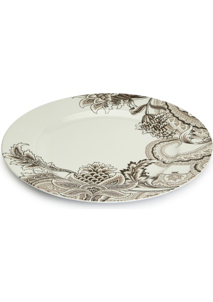 Bloom Bej Porselen Dekoratif Tabak