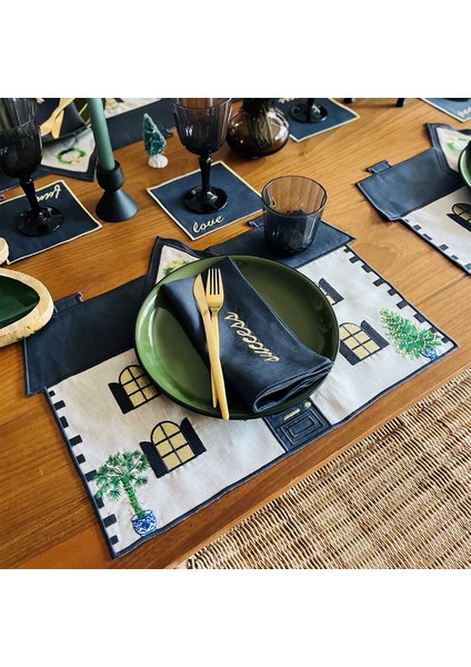 Iyi Dilekler Yılbaşı Serisi 6'lı Dekoratif Kokteyl Peçeteleri modelleri