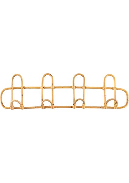 Bambu Dörtlü Askılık