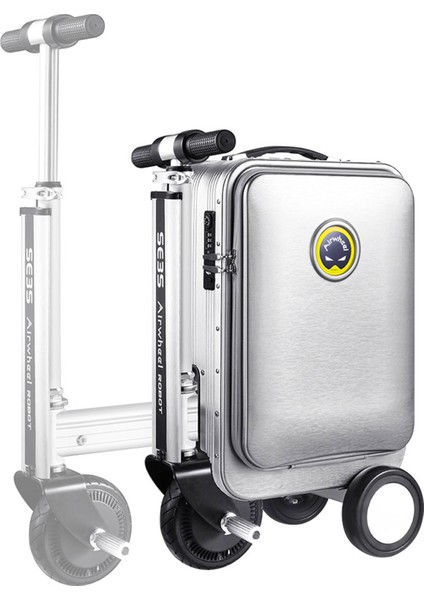 SE3S Gri Kabin Boy Elektrikli Binilebilir Scooter Valiz fırsatları