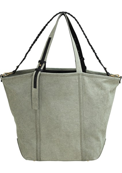 Bedruckter Haki Kadın Alışveriş Çantası fiyatları
