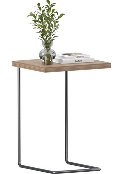 Bremen Velur Laminat Satin Epoksi Koyu Gri Ayaklı Kahve Ceviz Rengi Ahşap 3'lü Zigon Sehpa Seti modelleri