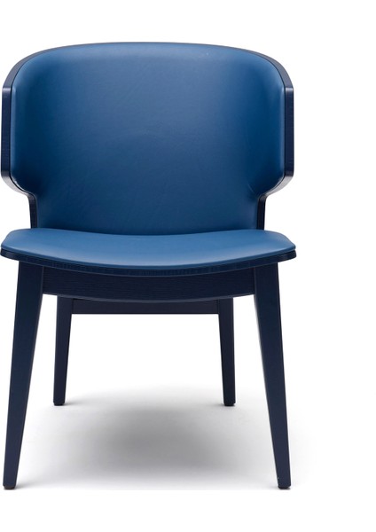 Sarr Lacivert Masif Meşe Gövdeli Deri Döşemeli Sandalye fiyatları