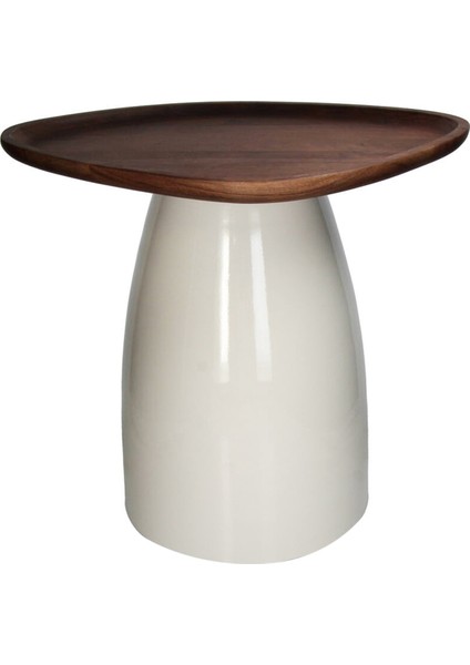 Terra Wood Naturel Ahşap Yan Sehpa