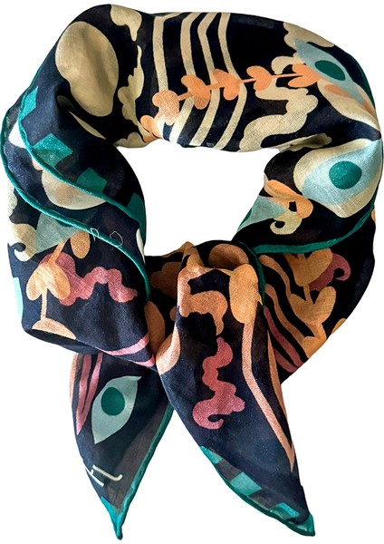 More Than Meets The Eye Renkli Pamuklu Kadın Fular fiyatları