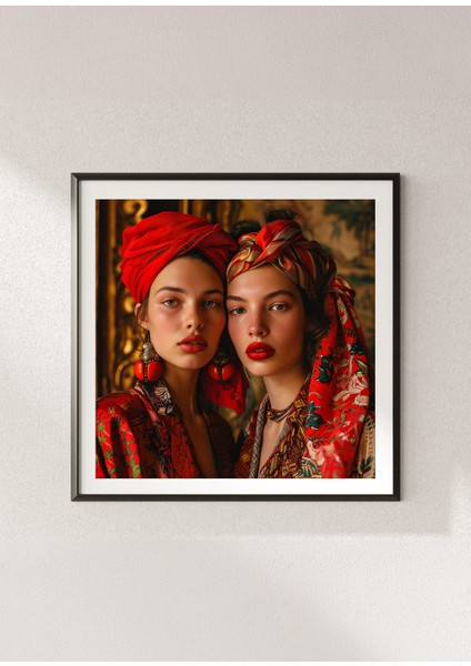 Fiona Nina By Jean S. Partre Fine Art Baskı 70X70 cm modelleri
