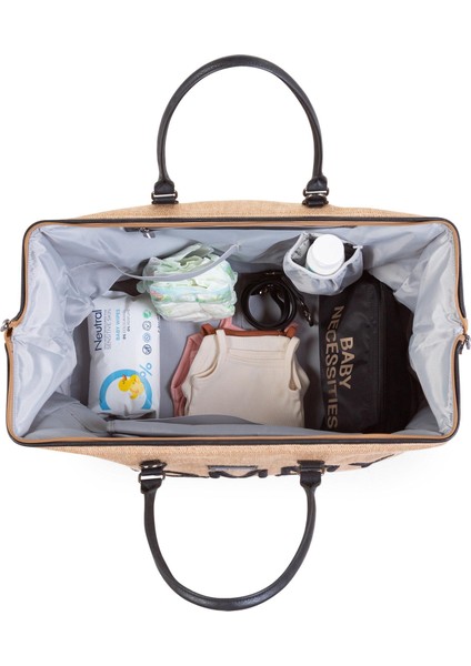 Mommy Bag Rafya Anne Bebek Bakım Çantası fiyatları