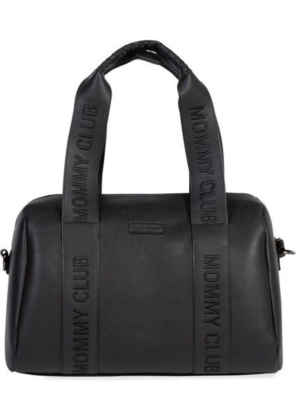 Mommy Club Bag Siyah Vegan Deri Anne Bebek Bakım Çantası