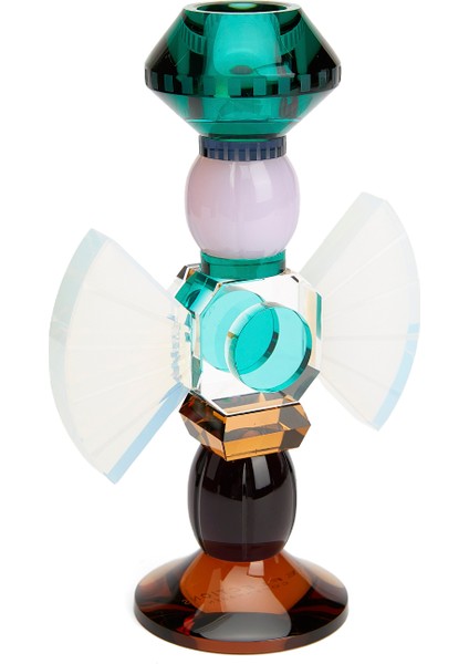 Carmina Çok Renkli Kristal Şamdan