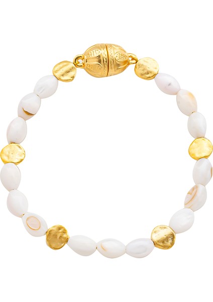 Salus Beyaz Kadın Bileklik