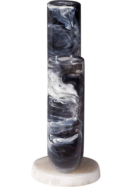 Mustique Como Double Tube Siyah Beyaz Vazo modelleri