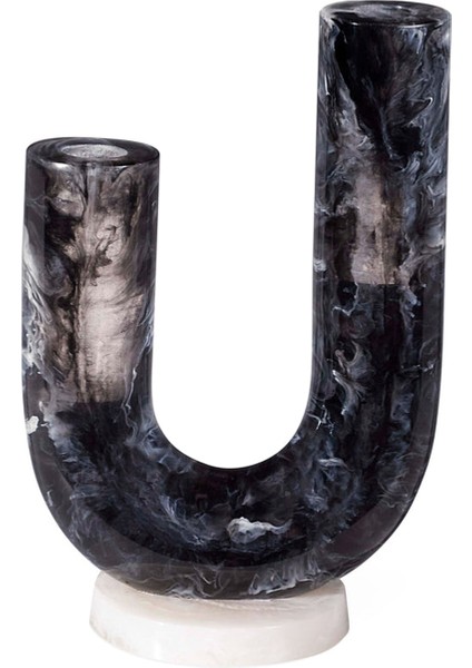 Mustique Como Double Tube Siyah Beyaz Vazo fırsatları