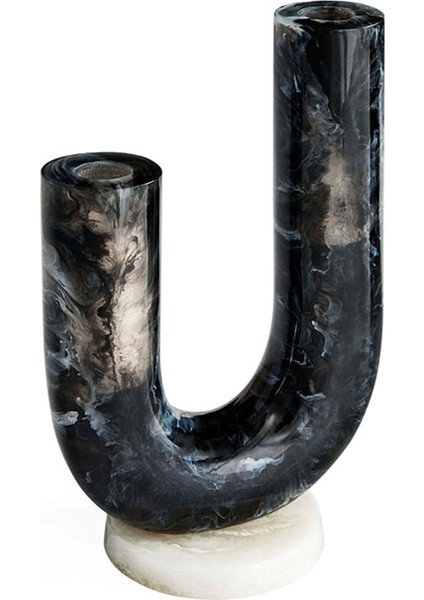 Mustique Como Double Tube Siyah Beyaz Vazo indirimleri