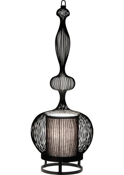 Imperatrice Siyah Masa Lambası 24.5X60 cm