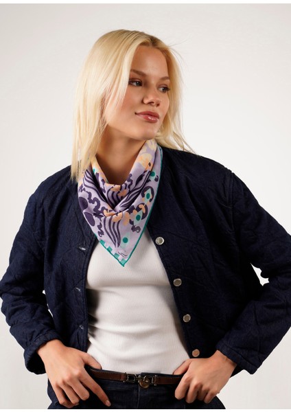 Eyes Wide Open Renkli Pamuklu Kadın Fular modelleri