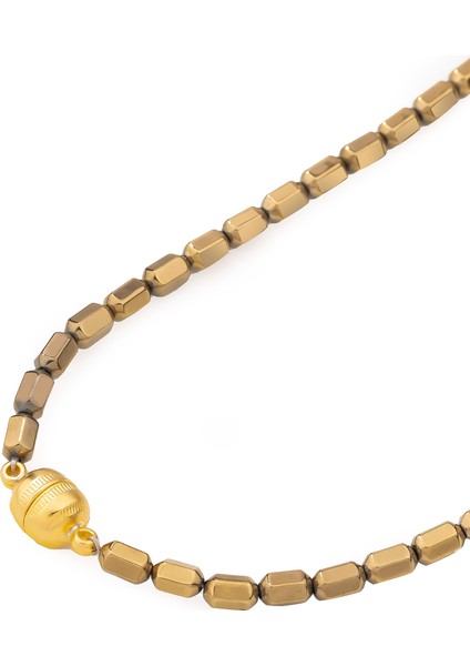 Nadia Altın Rengi Doğal Taş Kadın Kolye fiyatları