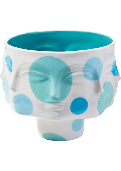 L'pop Dora Maar Pedestal Mavi Dekoratif Kase