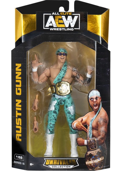 All Elite Wrestling S16 Austin Gunn 158 Karakter Figür Oyuncak indirimleri