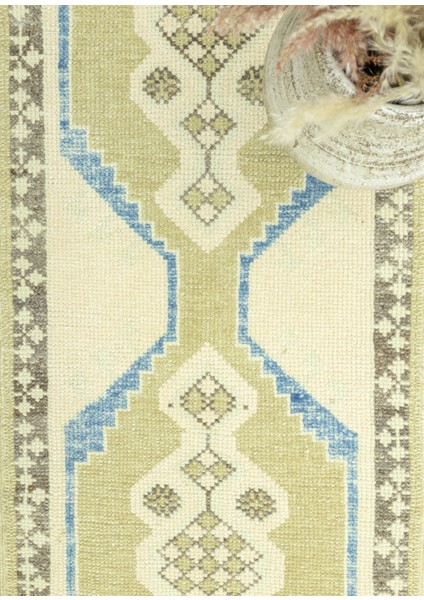 Crown El Dokuma Yün Uşak Yolluk 62 x 182 cm modelleri