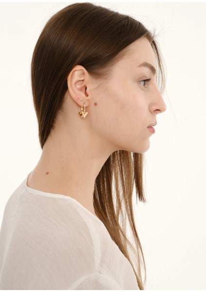 Sallantılı V Paslanmaz Çelik Kadın Küpe fırsatları