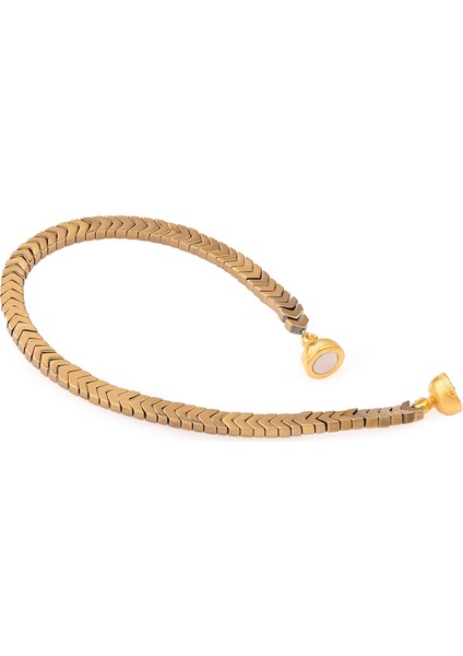 Sisu Altın Rengi Doğal Taş Kadın Bileklik fiyatları