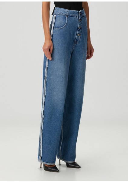 Mavi Wide Leg Jean Pantolon modelleri