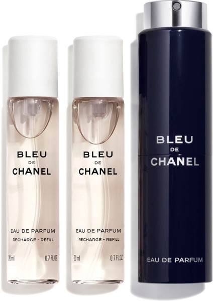 Bleu De Chanel Twist Spray Refillable Eau De Parfu