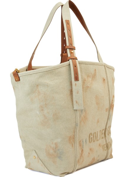 27/4 Tote Bej Kadın Alışveriş Çantası modelleri