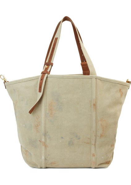 27/4 Tote Bej Kadın Alışveriş Çantası fırsatları