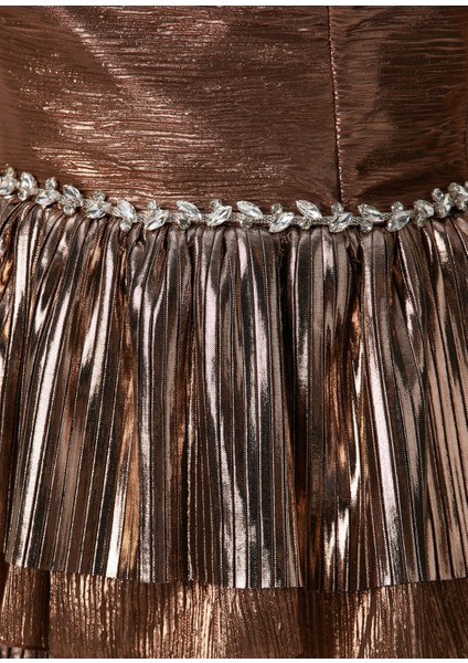 Audrey Bakır Mini Kokteyl Elbise indirimleri