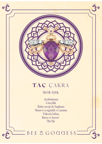 Queen Bee Kadın Tekli Ametist Pırlanta Altın Küpe modelleri