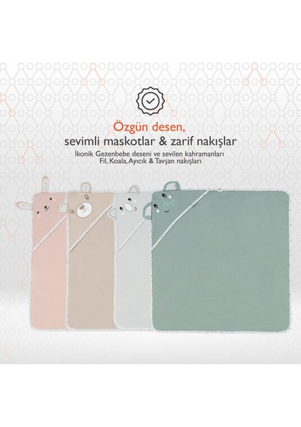 Teddy Pamuklu Nakışlı Bebek Battaniyesi modelleri