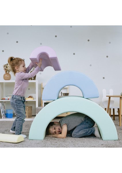 Montessori Rainbow Yumuşak Aktivite Eğitici Oyun Seti fırsatları
