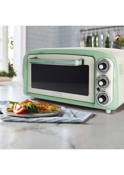 Vintage Yeşil Mini Fırın fırsatları