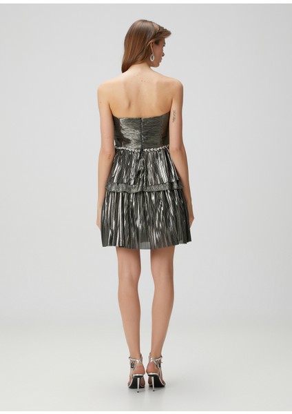 Audrey Antrasit Mini Kokteyl Elbise fırsatları