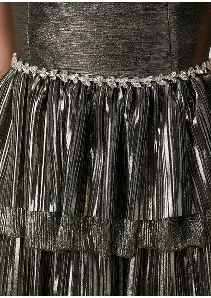 Audrey Antrasit Mini Kokteyl Elbise indirimleri