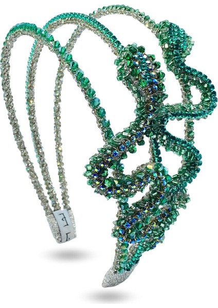 Medusa Trio Double Yeşil Kadın Taç