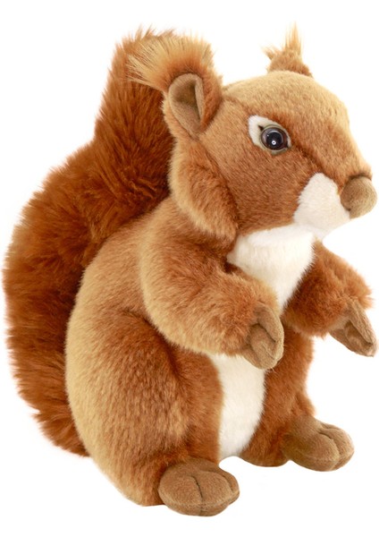 Oturan Sincap Peluş Oyuncak 26 cm