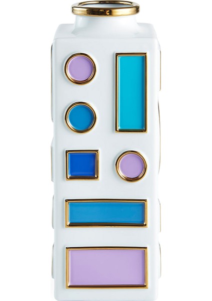 Emilio Tall Beyaz Seramik Vazo