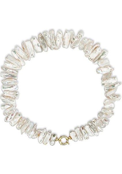 Perla Choker No:3 Inci 14 Ayar Altın Kadın Kolye