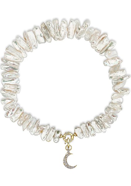 Perla Choker No:3 Inci 14 Ayar Altın Kadın Kolye modelleri