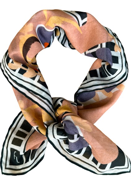 In The Public Eye Renkli Pamuklu Kadın Fular fiyatları