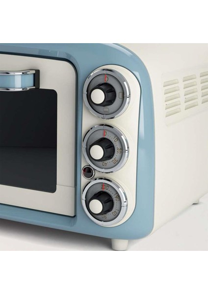 Vintage Mavi Mini Fırın modelleri