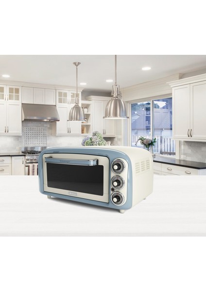 Vintage Mavi Mini Fırın indirimleri