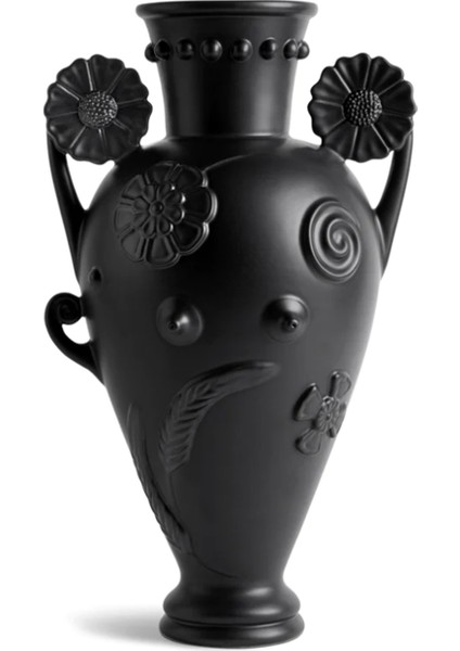 Pantheon Persephone Siyah Seramik Vazo