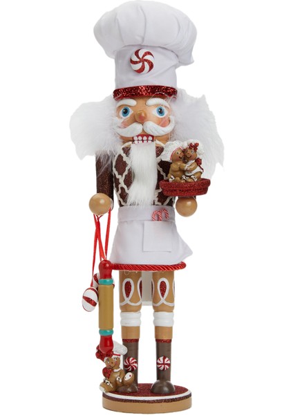 Figür Formlu Ahşap Yılbaşı Süsü