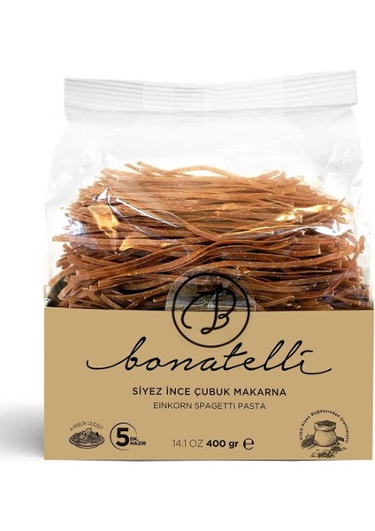 Fettuccine Siyez İnce Çubuk Makarna 400 gr Zengin Lif İçeriğiyle Sağlıklı Seçim fırsatları