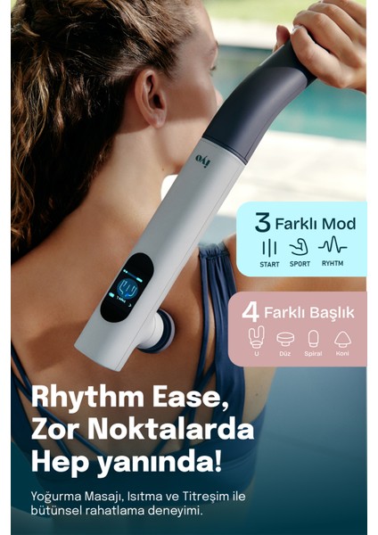 Rhythm Ease Masaj Tabancası fırsatları