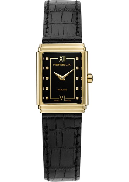 Art Deco 1925’S 17577P84 Pırlantalı Altın Sarısı Kadın Kol Saati