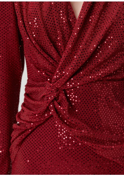 Brielle Bordo Maxi Elbise indirimleri